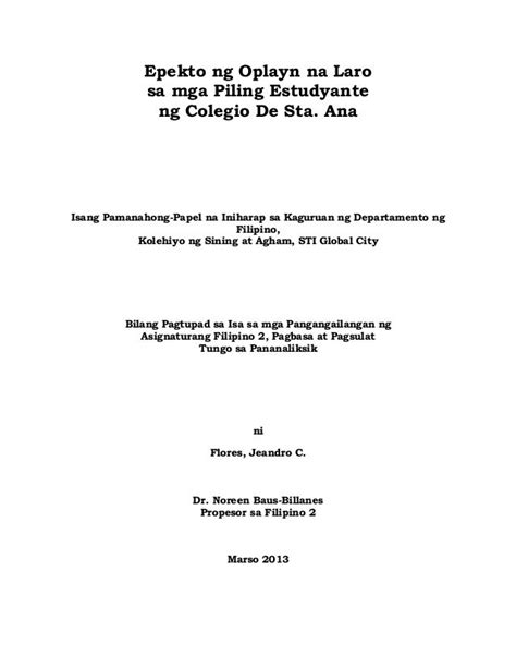 pamanahong papel pdf|Halimbawa NG Pamanahong Papel .